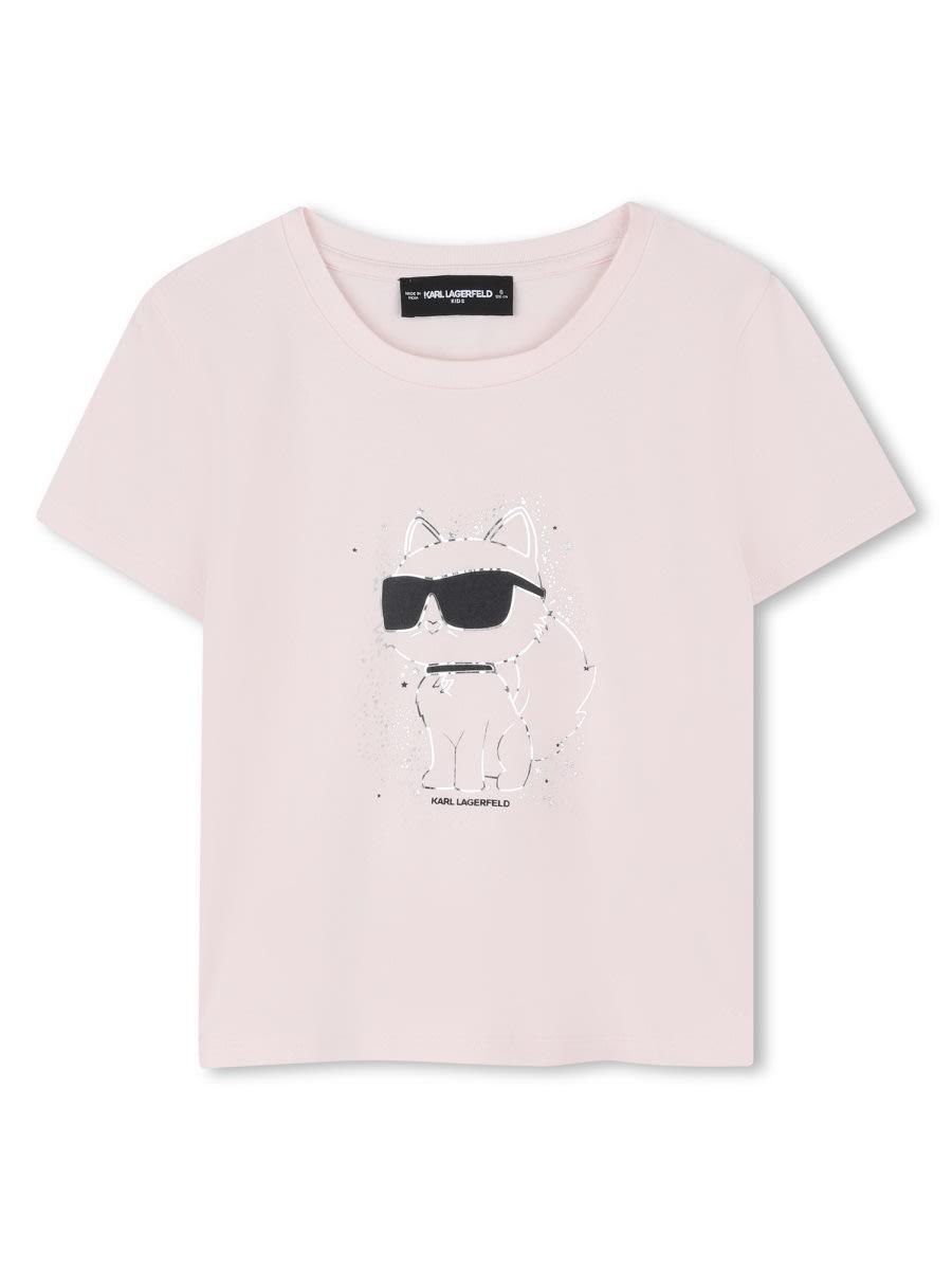karl lagerfeld t-shirt with logo