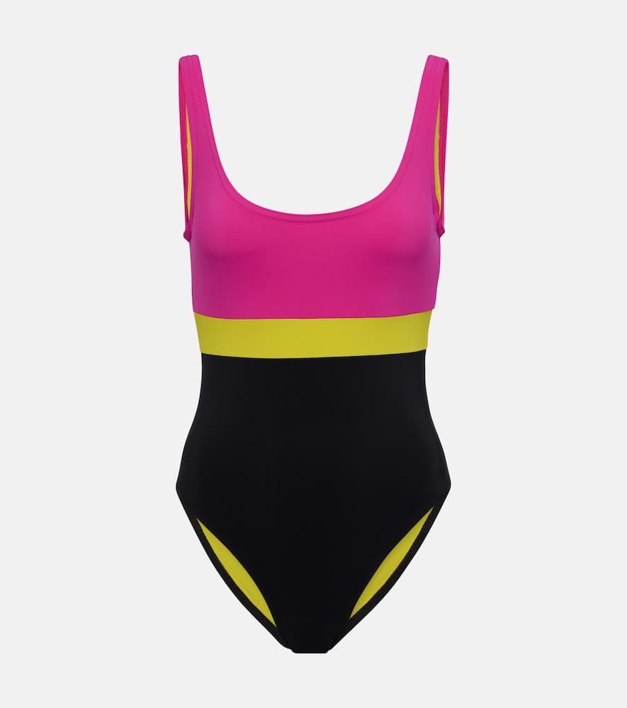 karla colletto colorblocked swimsuit