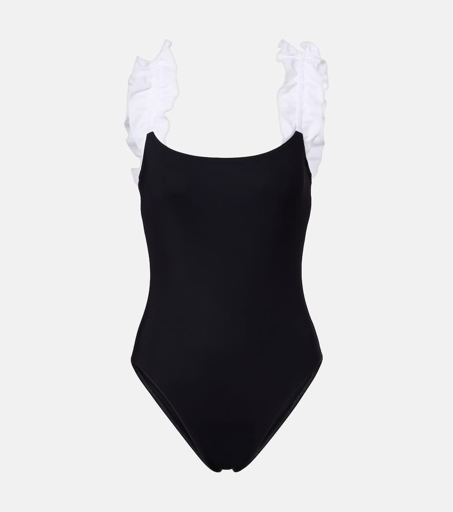 karla colletto evie ruffled swimsuit