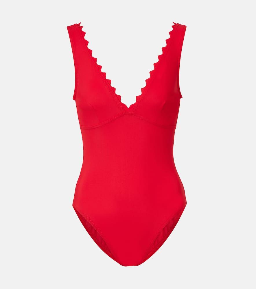 karla colletto inés scalloped swimsuit
