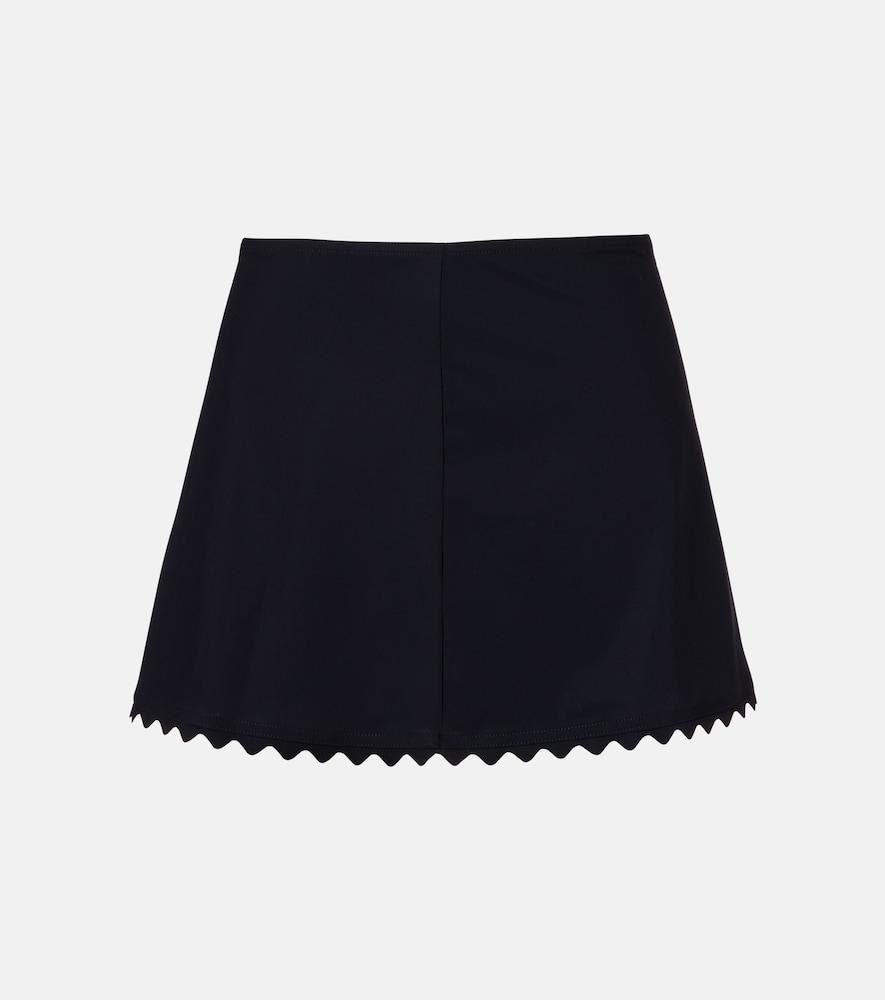karla colletto ines scalloped miniskirt