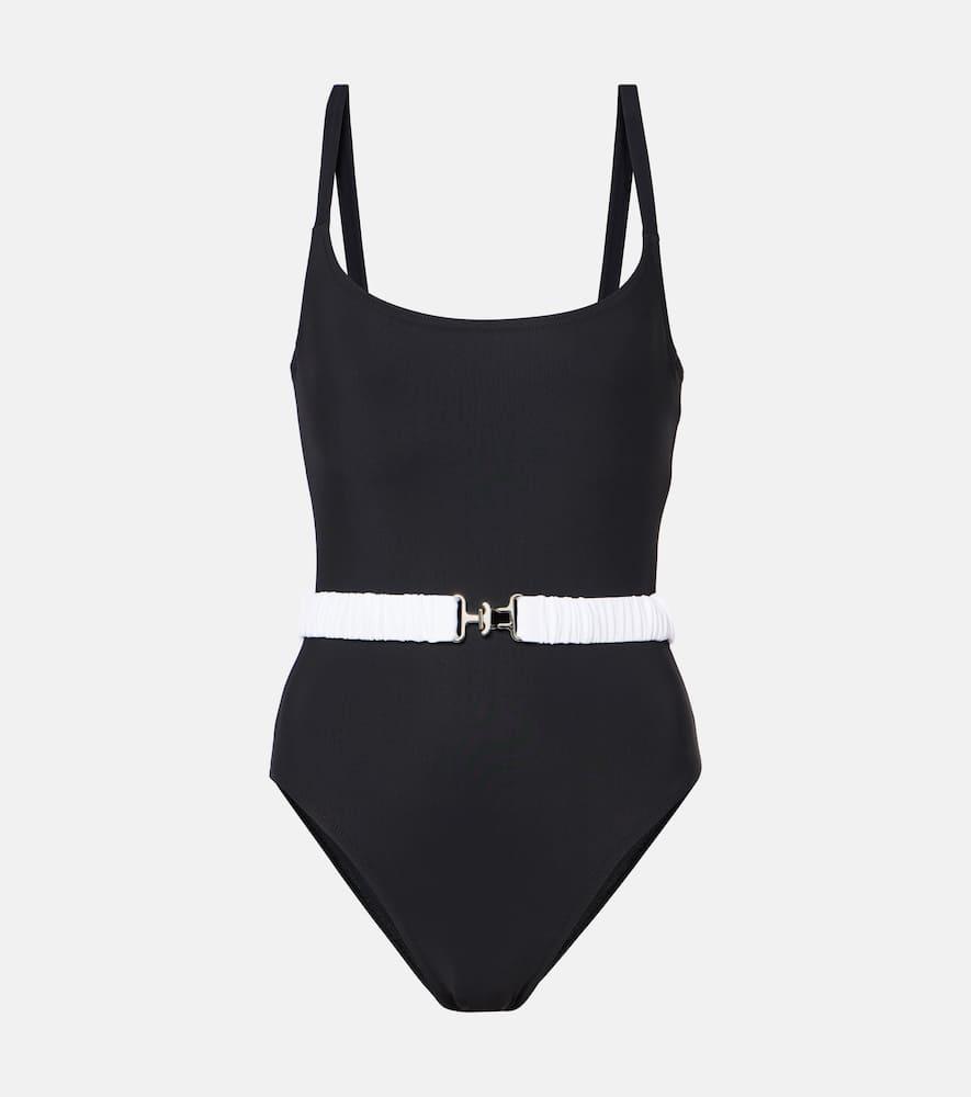 karla colletto kia belted swimsuit