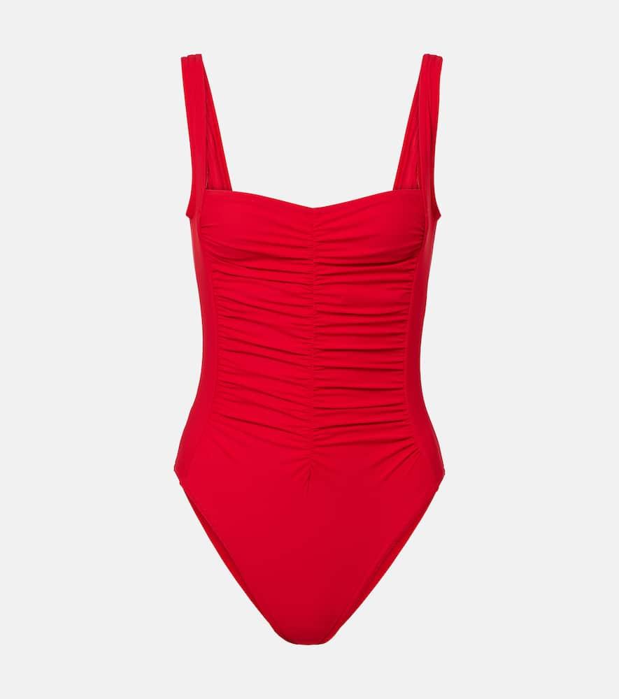 karla colletto ruched swimsuit