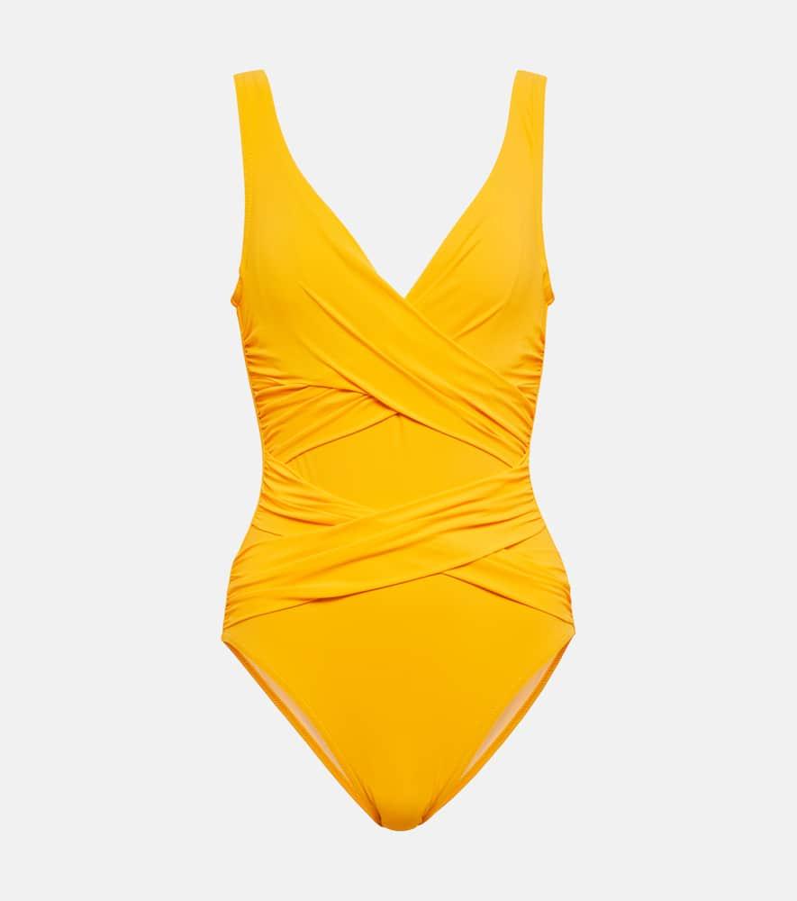 karla colletto ruched swimsuit