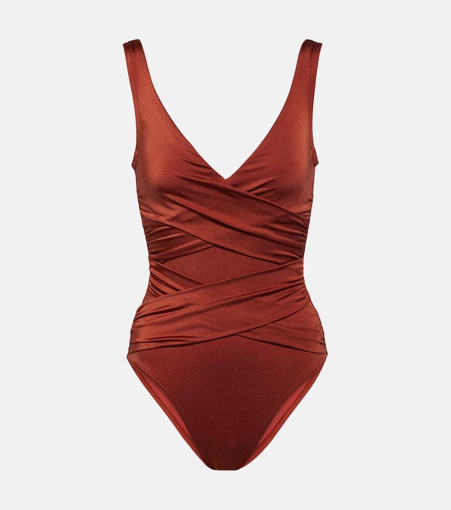 karla colletto ruched swimsuit
