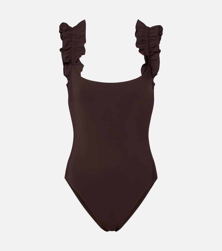 karla colletto ruffled swimsuit