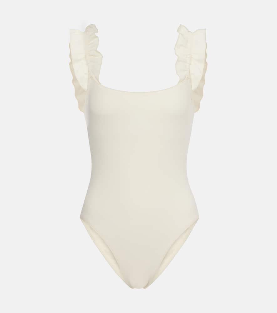 karla colletto willow ruffled swimsuit