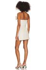 karla leather mini dress