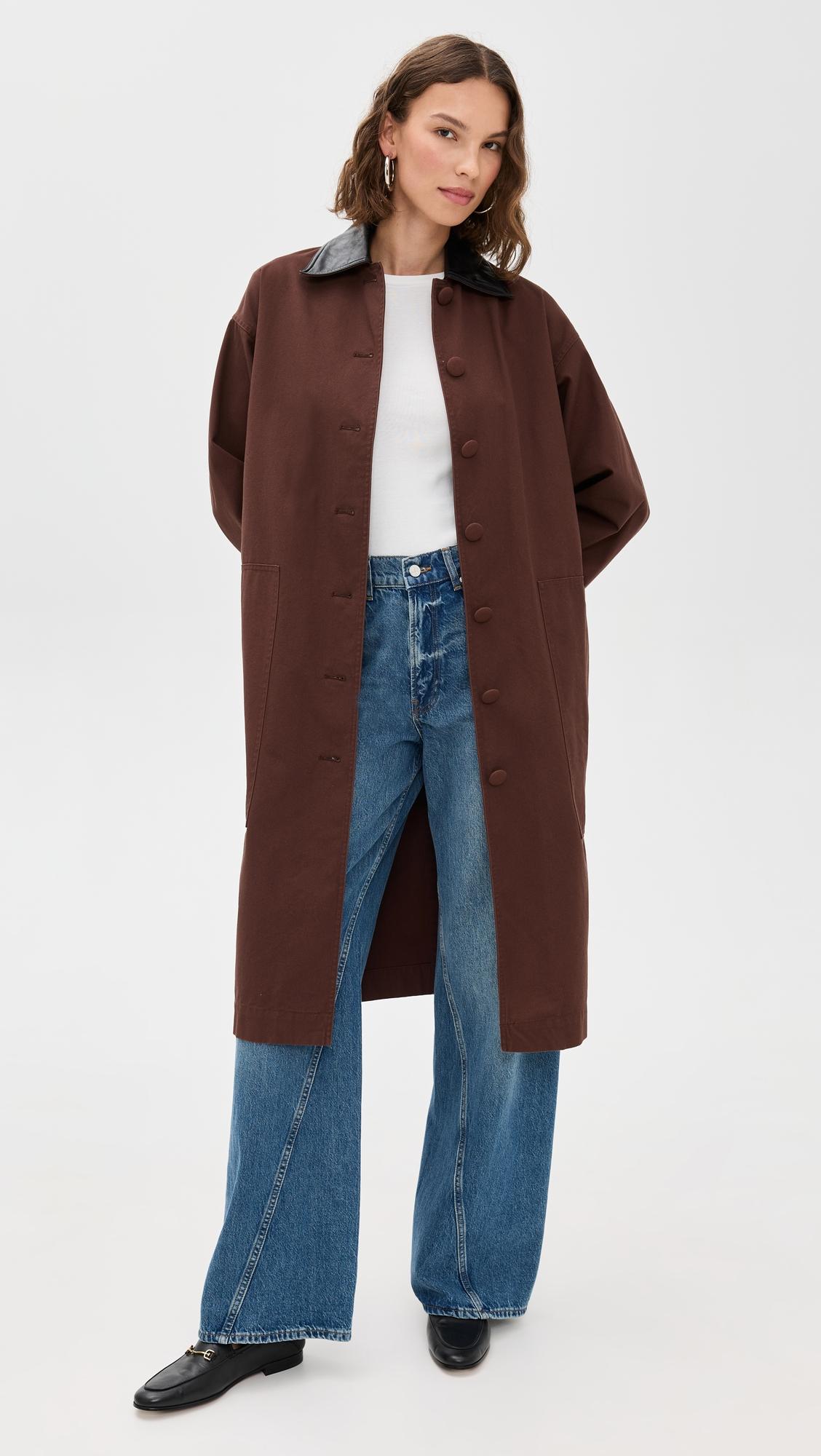 karla long utility barn jacket