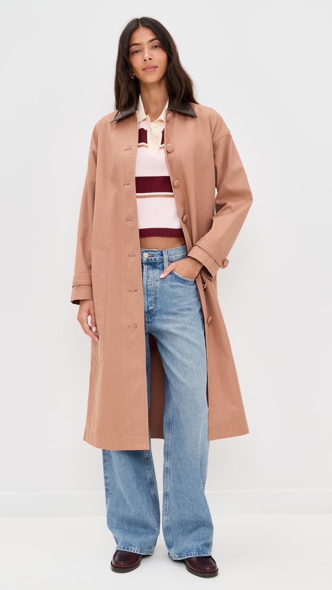 karla long utility barn jacket