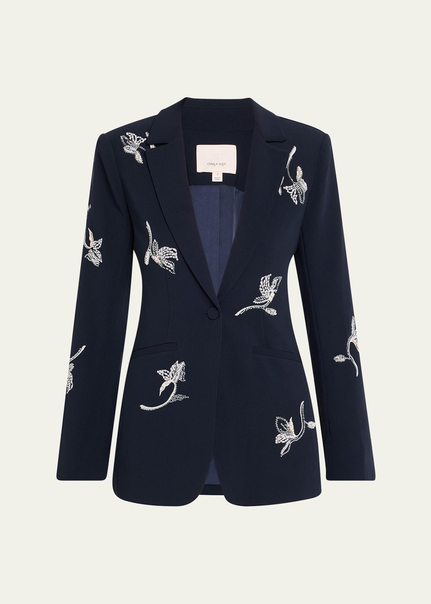 karlie falling lillies blazer