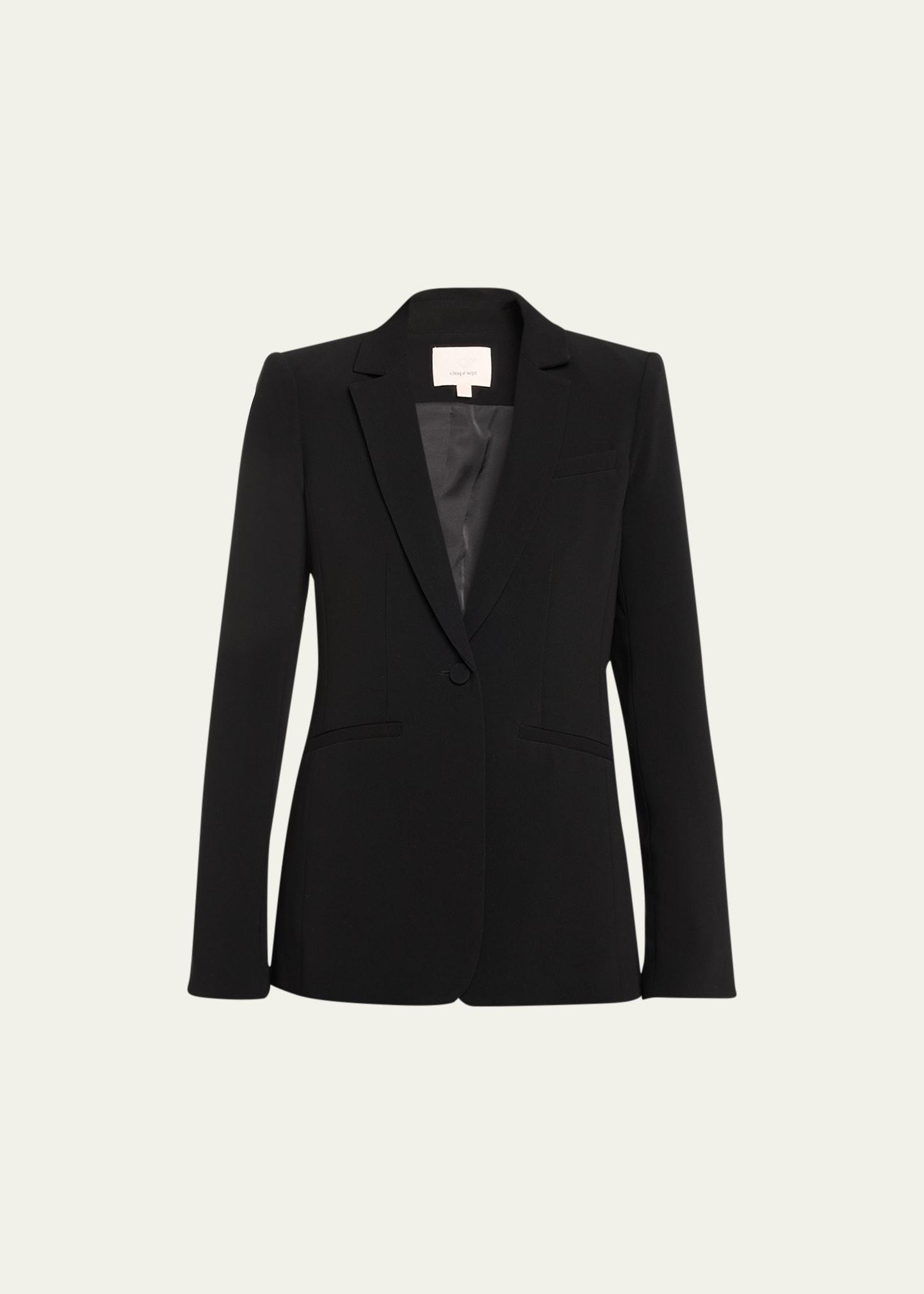 karlie tailored crepe blazer