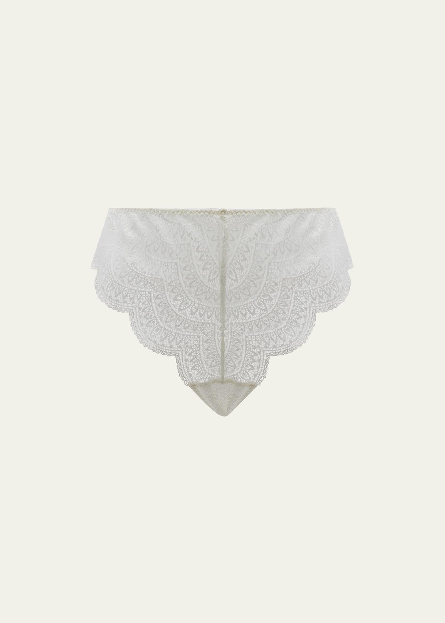 karma demi-cup convertible lace bra