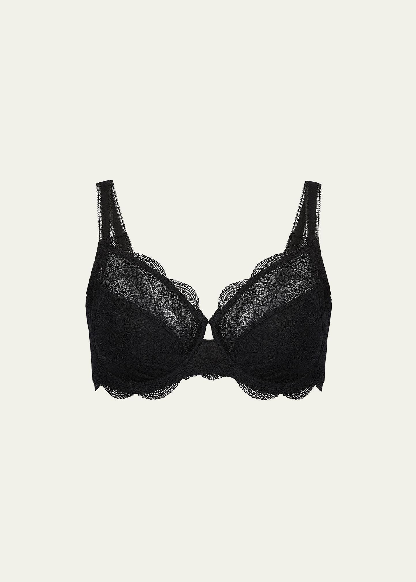 karma full cup support lace bra
