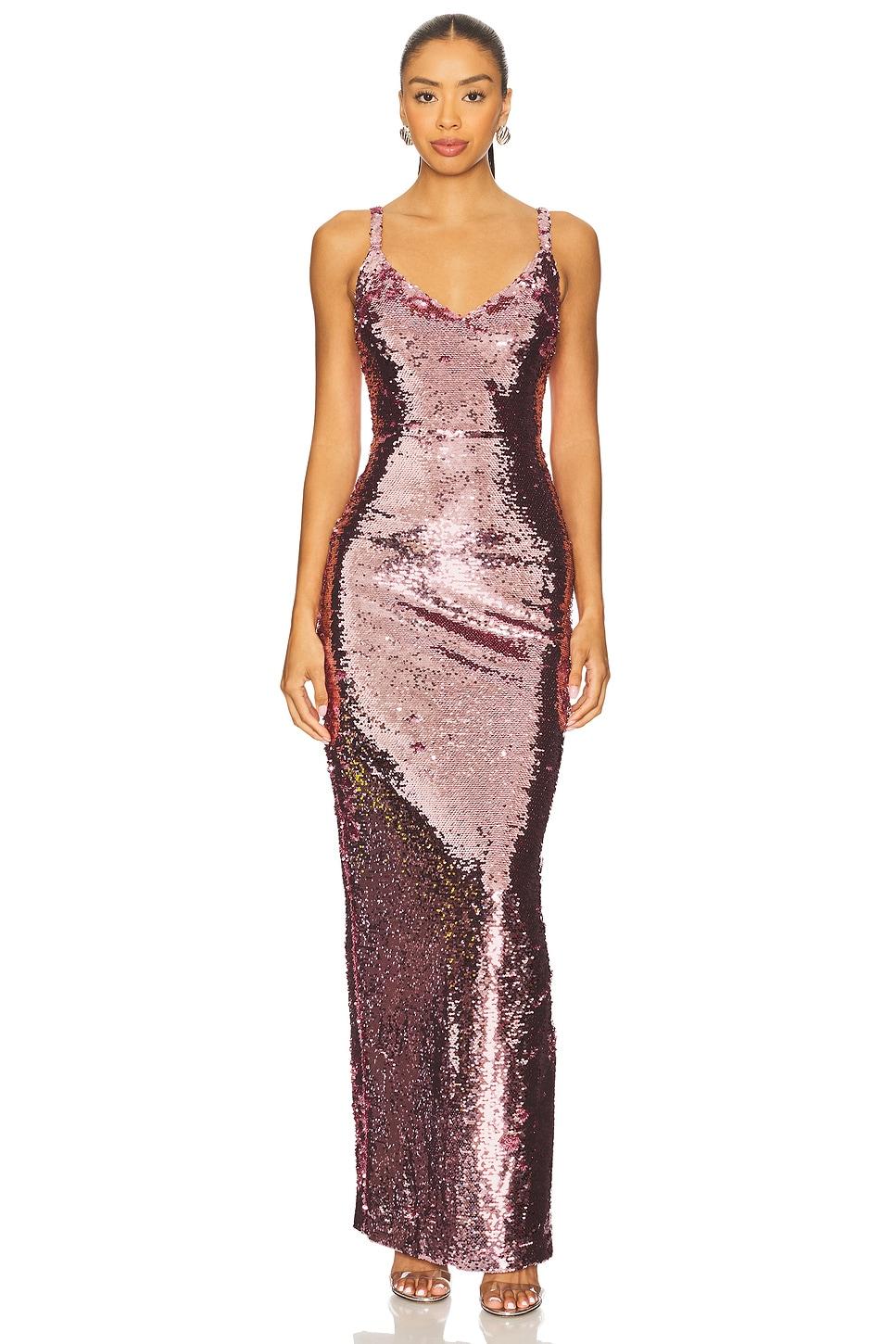 karma sequin maxi dress