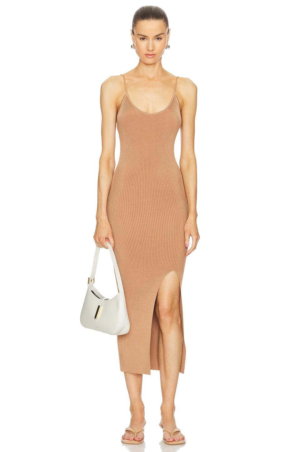 karter knit midi dress