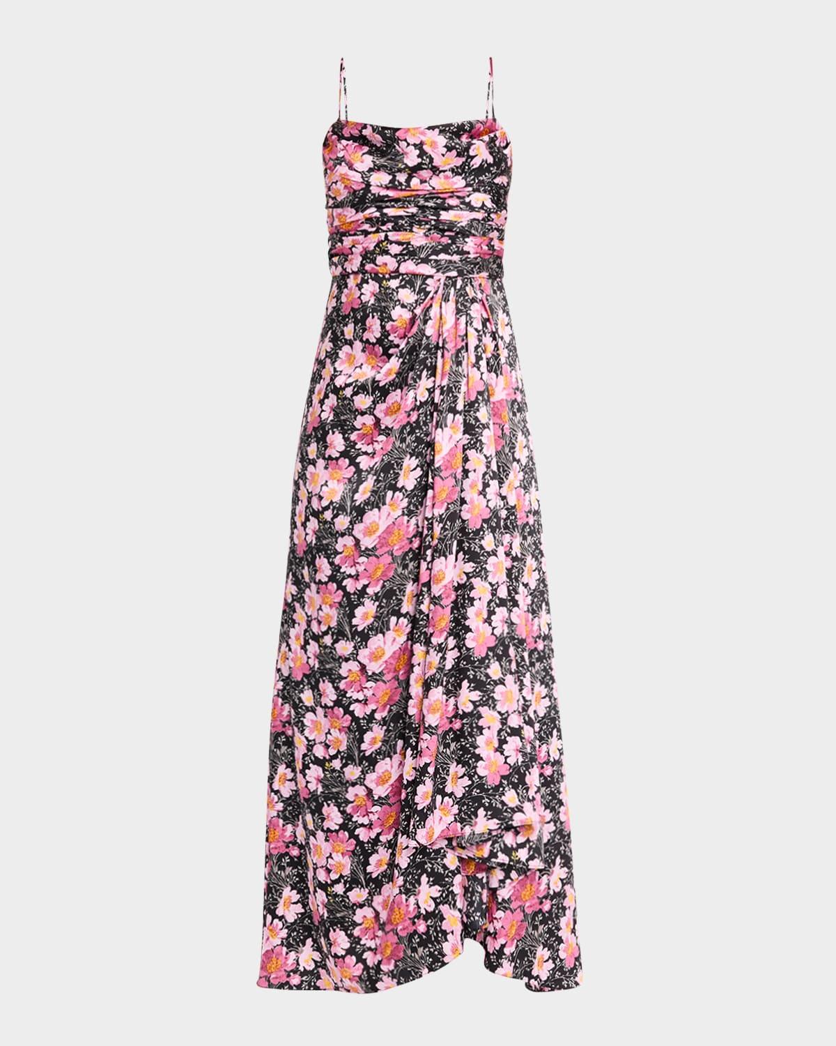 kasia cosmo flower maxi dress