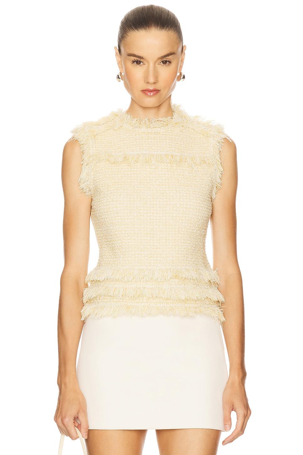 kassi knit tweed top