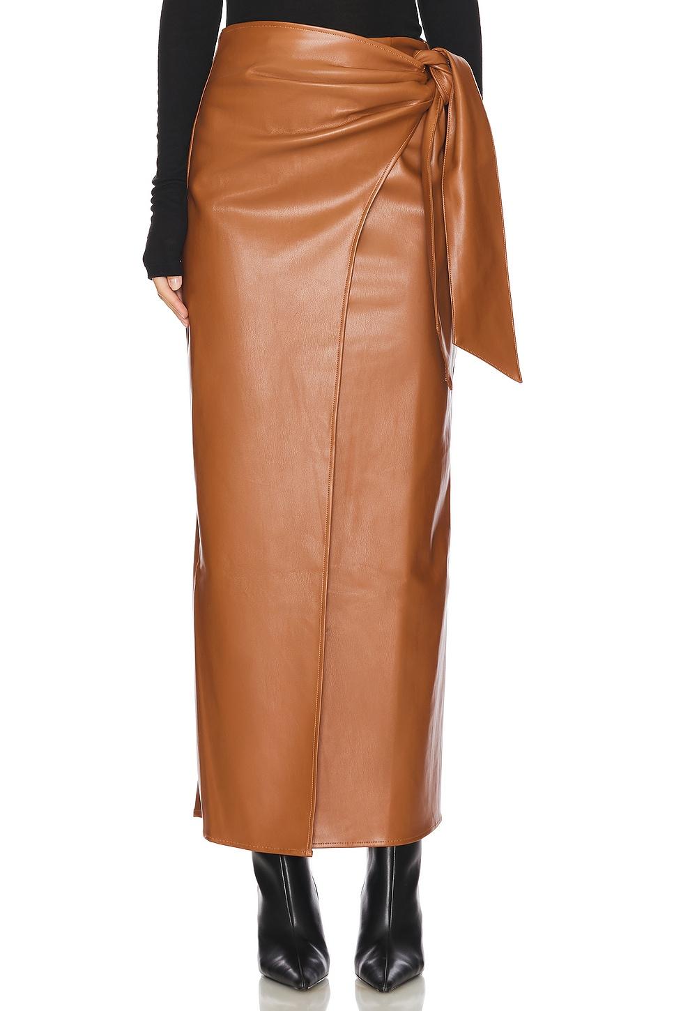 kassidy faux leather skirt