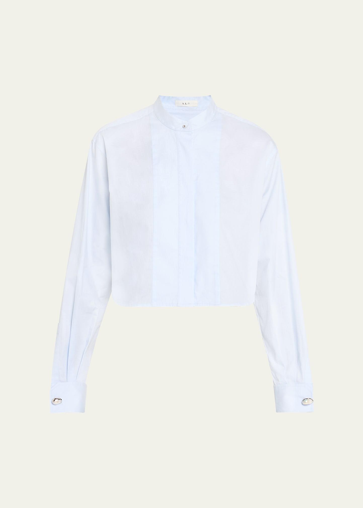 kat classic cropped shirt
