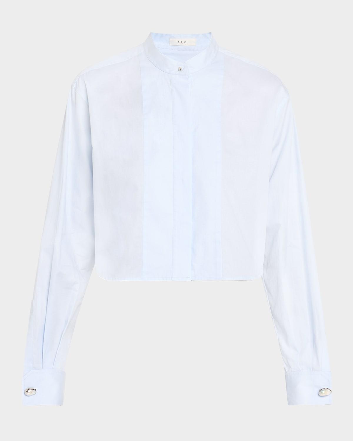 kat classic cropped shirt