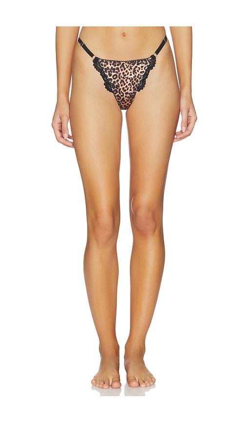 kat the label alix thong in brown.