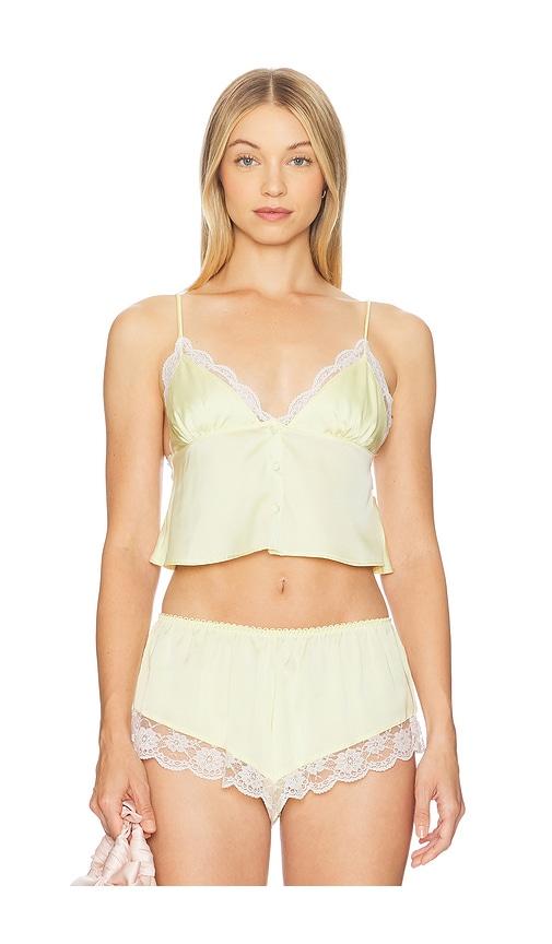 kat the label arabella camisole in lemon.
