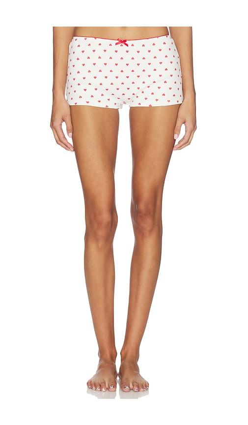 kat the label hugo shorts in white.