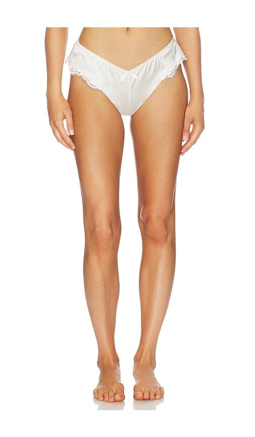 kat the label jean knicker in ivory.