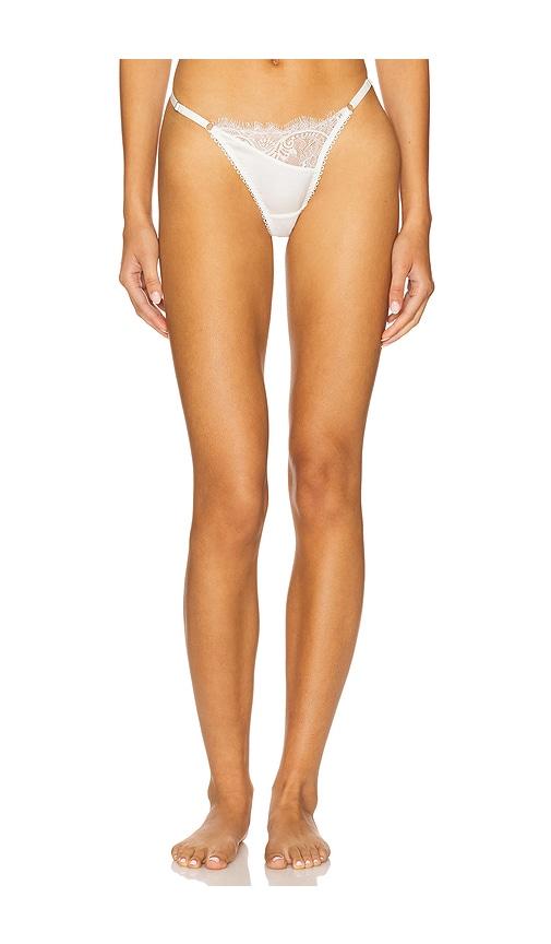kat the label rae thong in ivory.