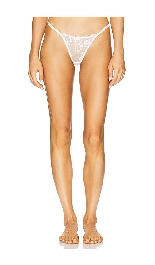 kat the label sofia thong in white.