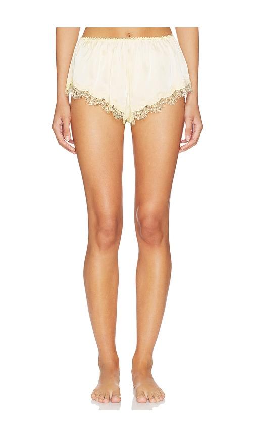 kat the label sorrento short in lemon.