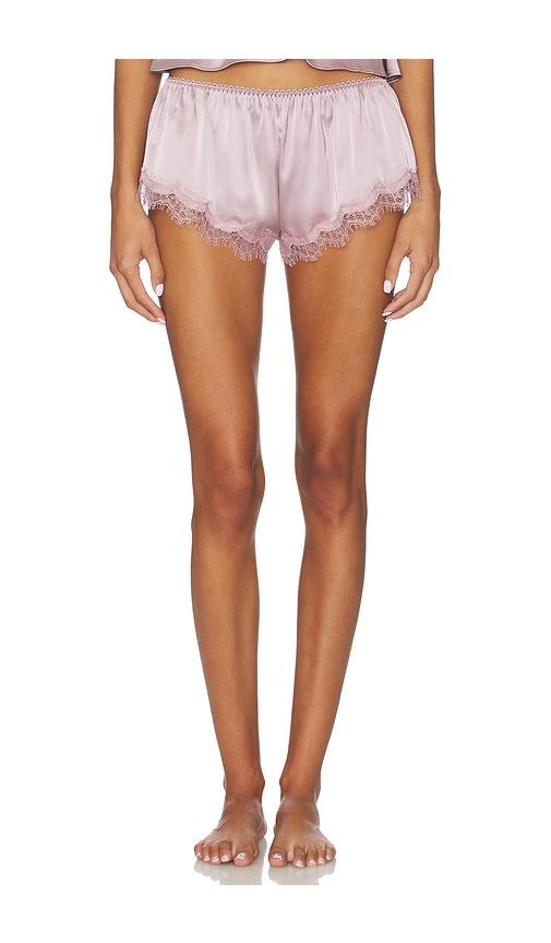kat the label sorrento short in purple.