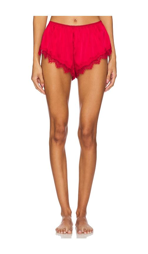 kat the label sorrento short in red.