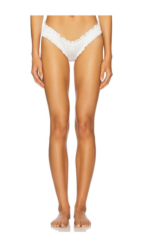 kat the label yours thong in ivory.