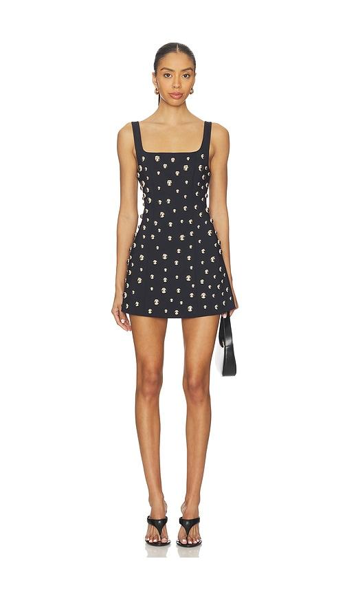 kate barton mini bubble dress in navy.