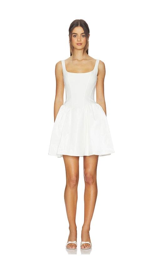 kate barton taylor dress in white.
