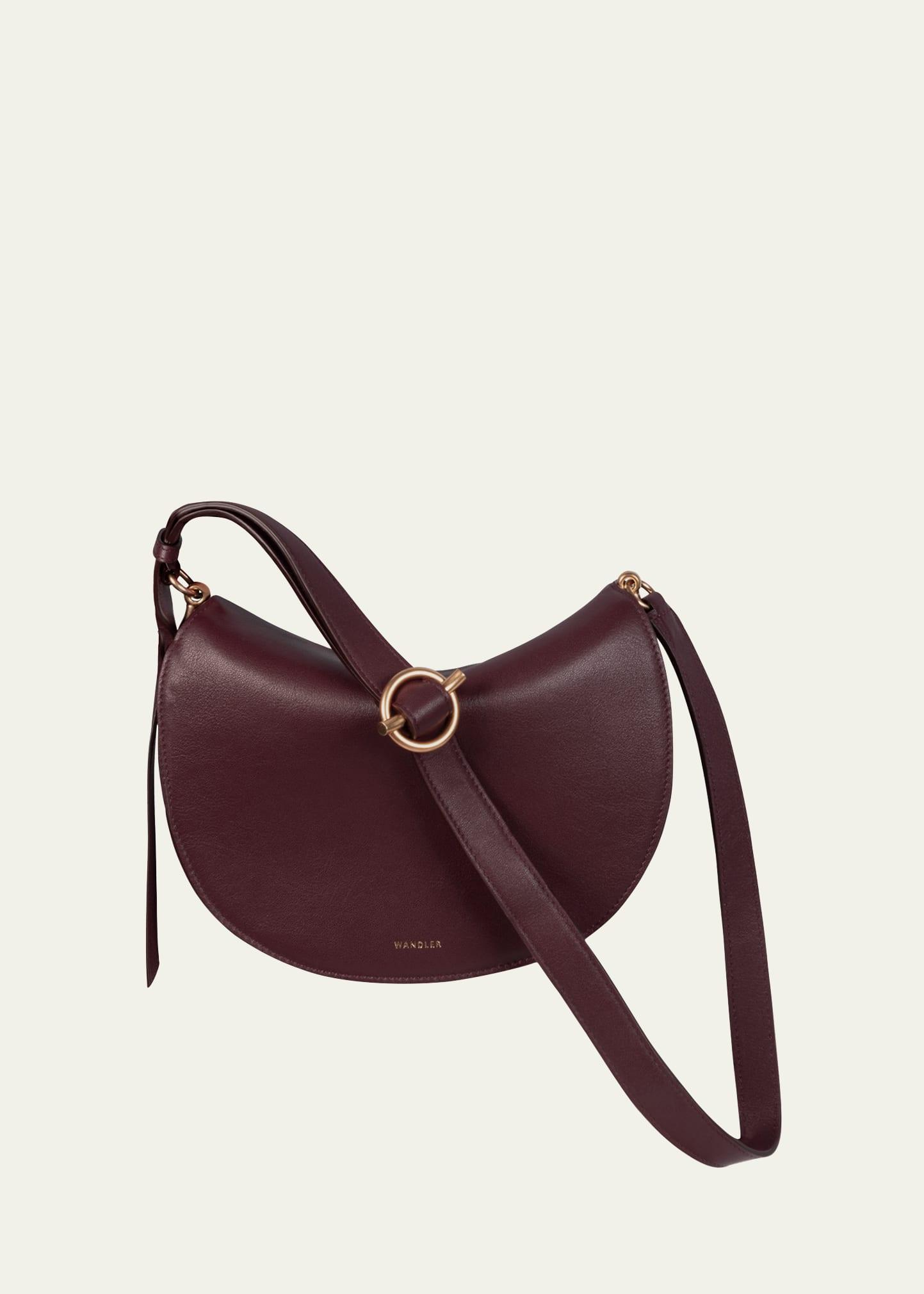 kate flap leather crossbody bag