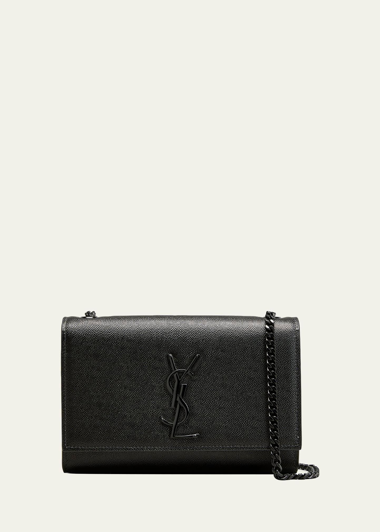 kate small ysl crossbody bag in grained leather