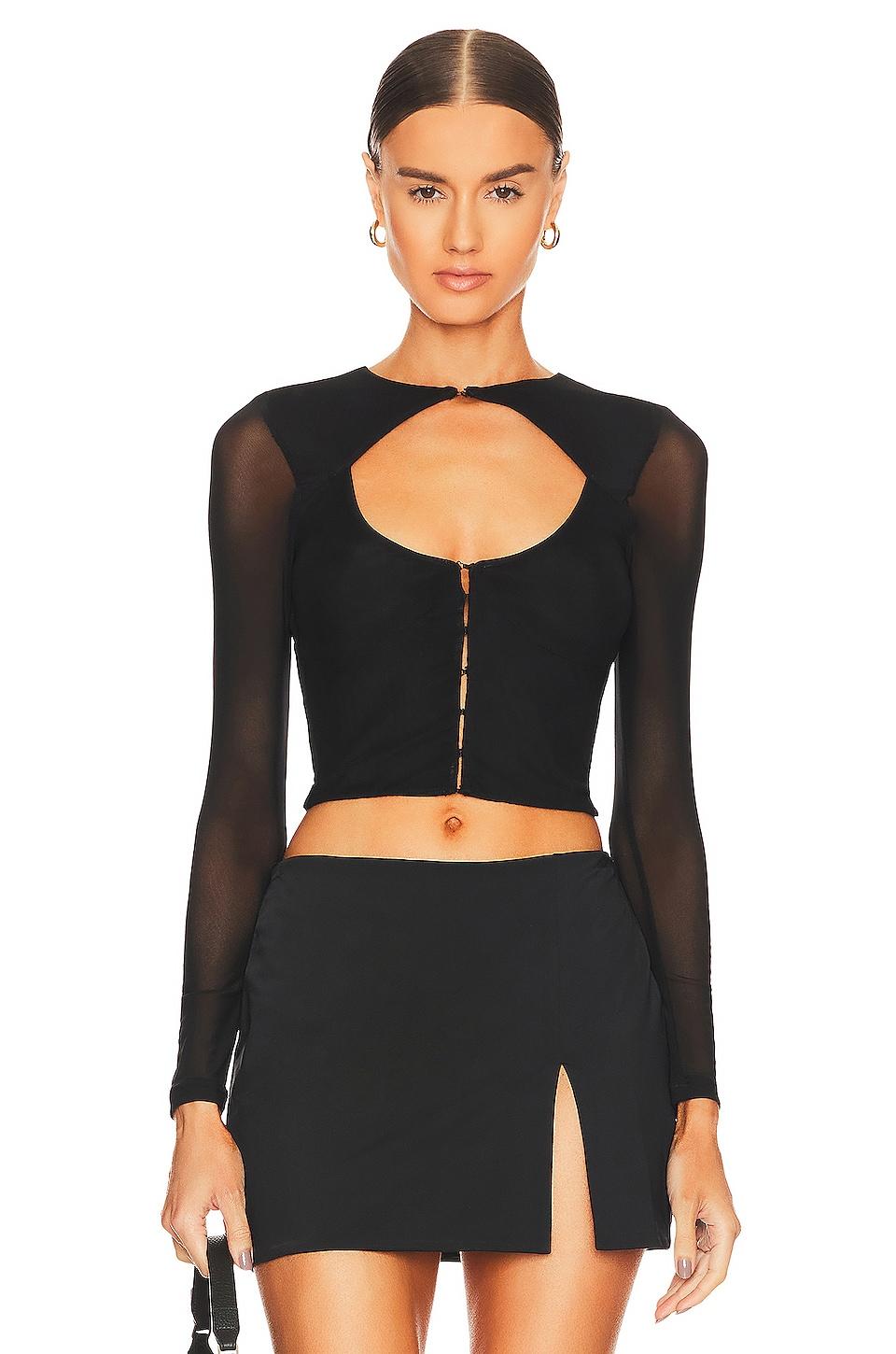 katherine hook & eye top