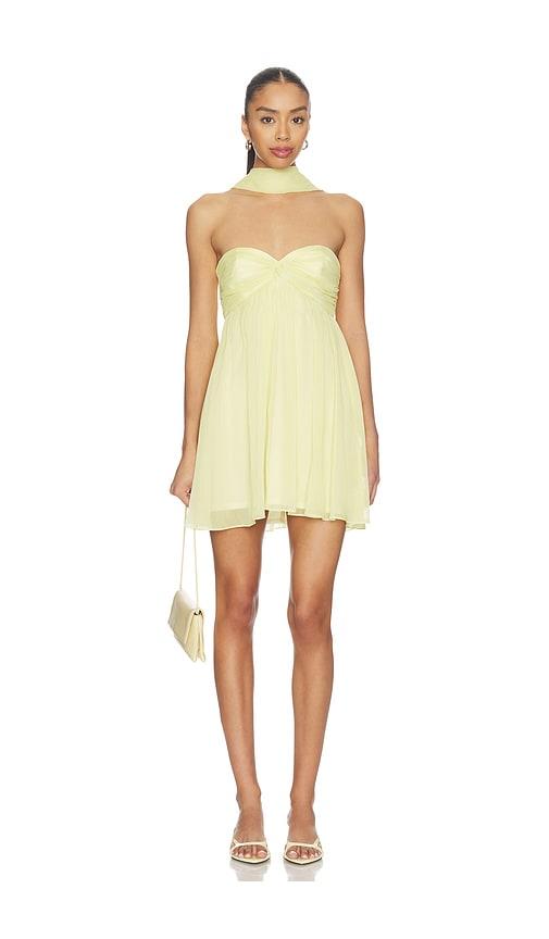 katie may lee dress in yellow.