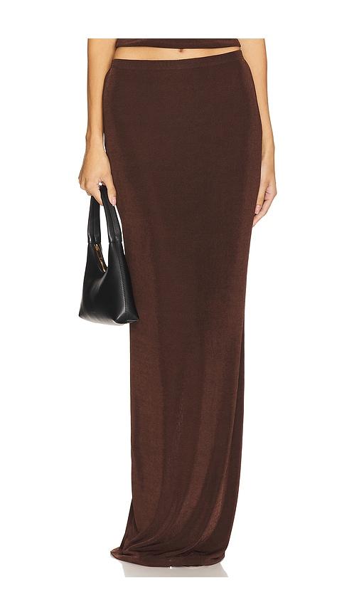 katie may sheila skirt in brown.