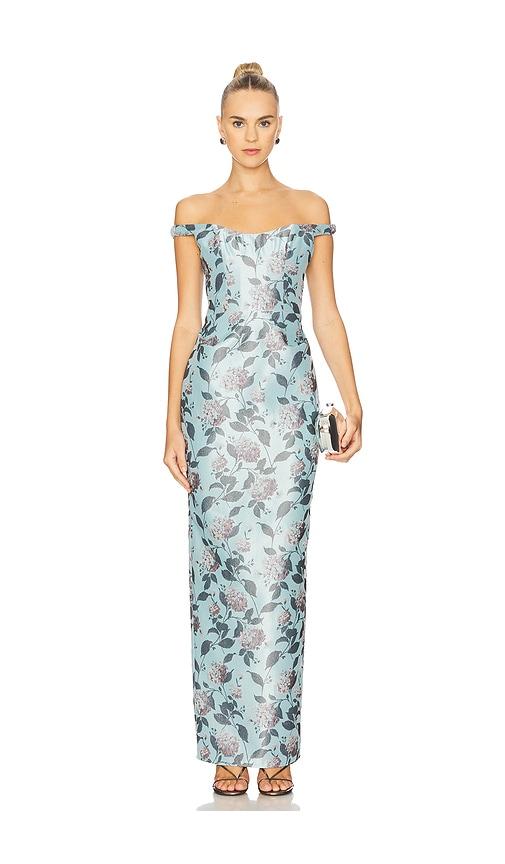 katie may tempest gown in baby blue.