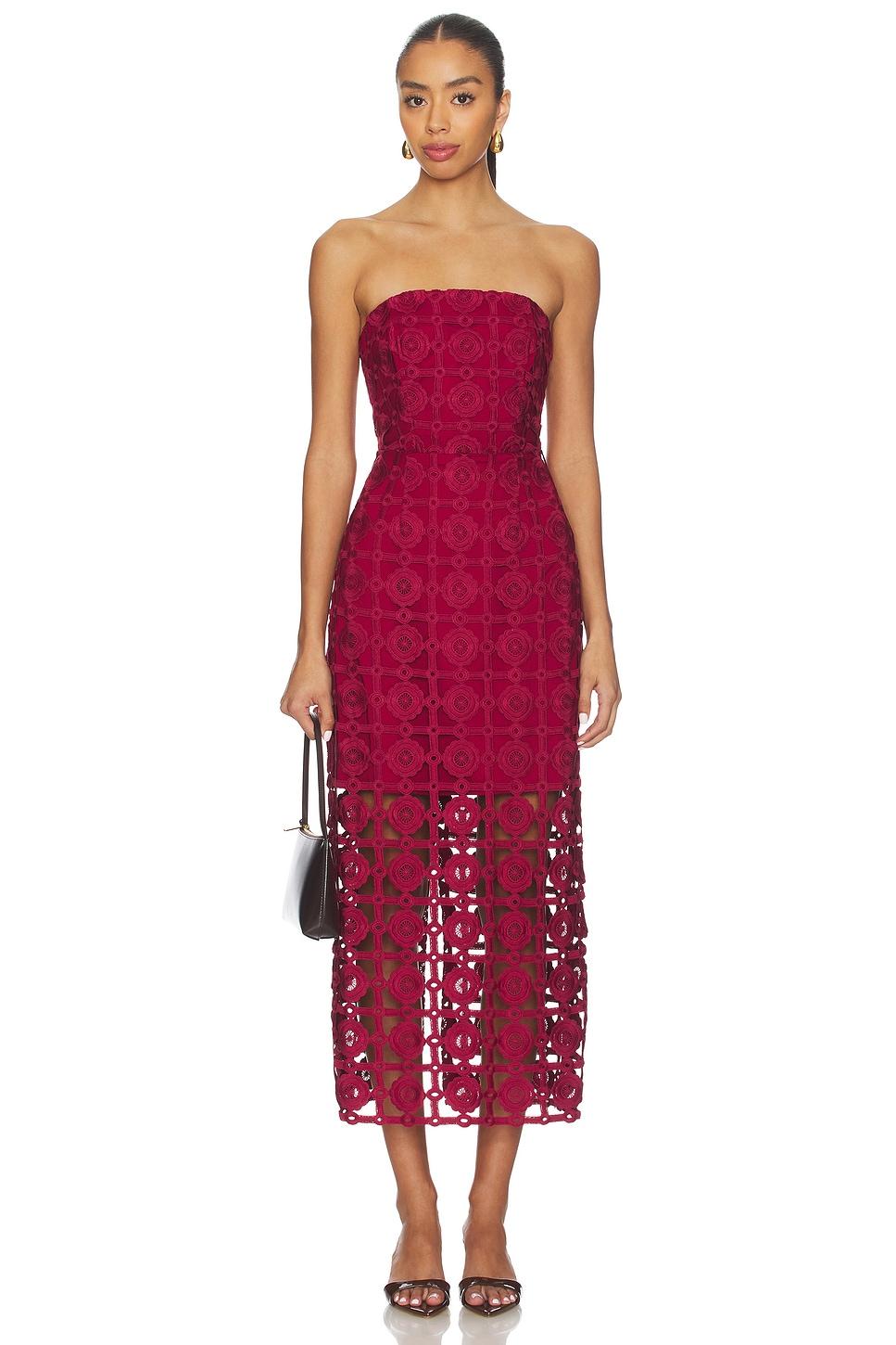 katie tile lace dress