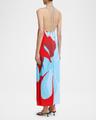 katy floral cowl-neck maxi dress