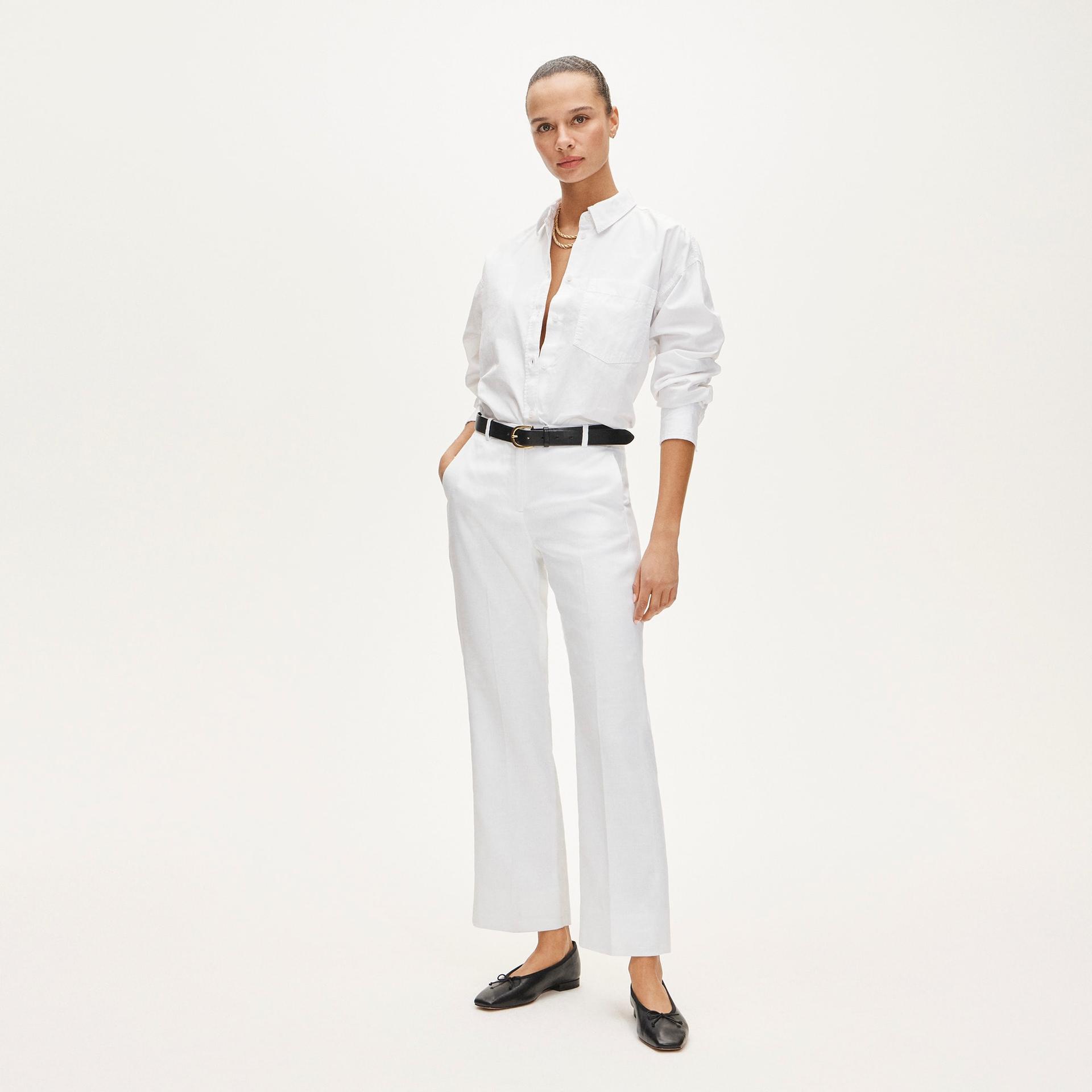 kaya pant in stretch linen blend