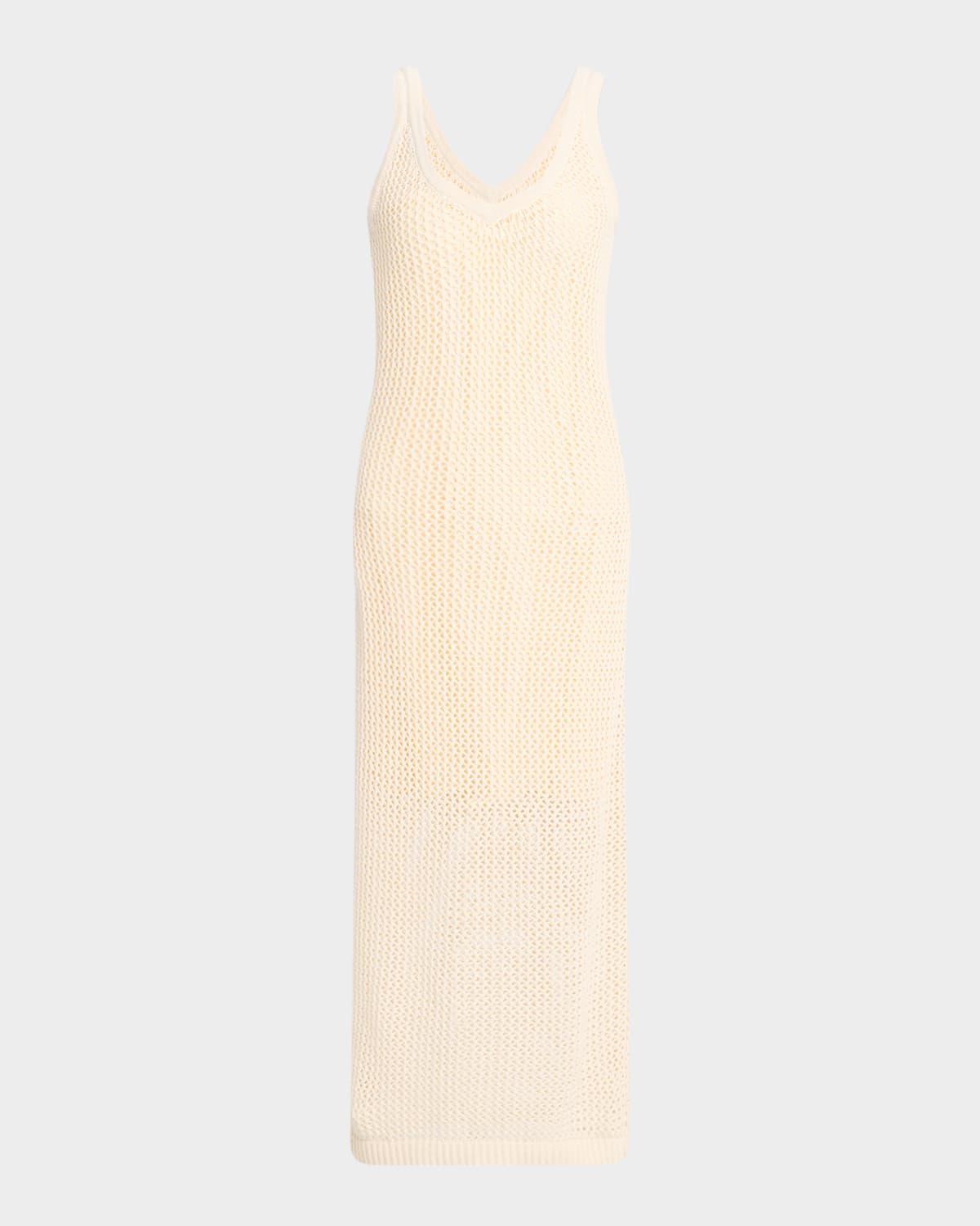 kayla crochet tank midi dress