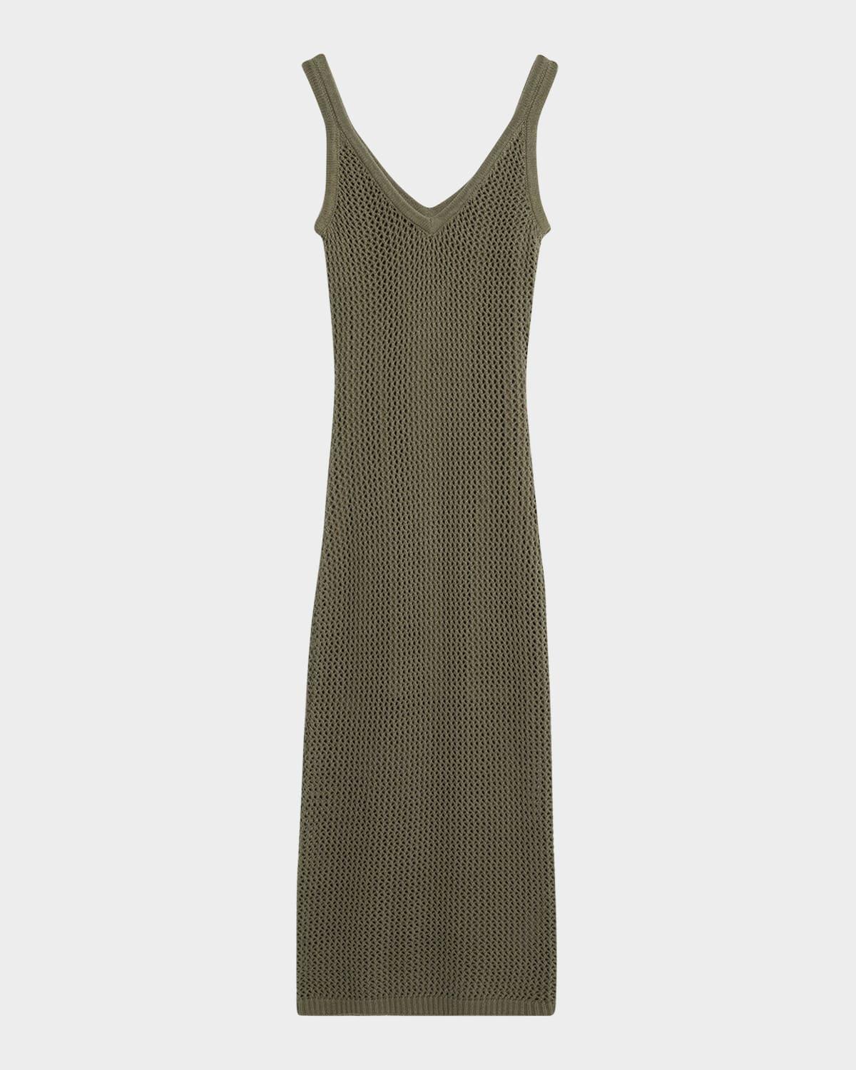 kayla crochet tank midi dress