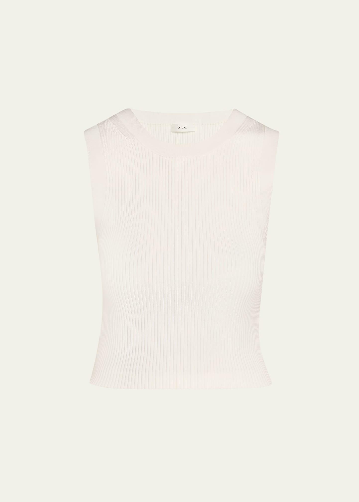 kayla fitted rib top