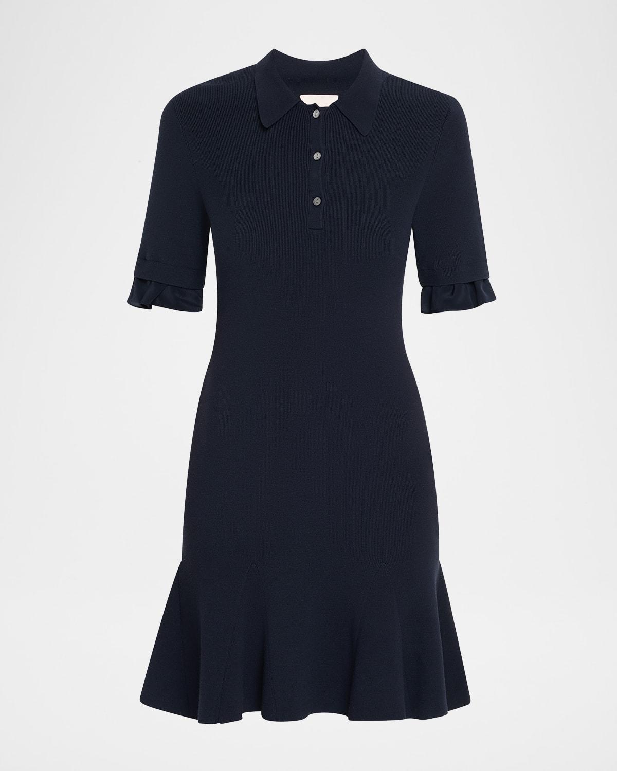 keaton short-sleeve polo dress
